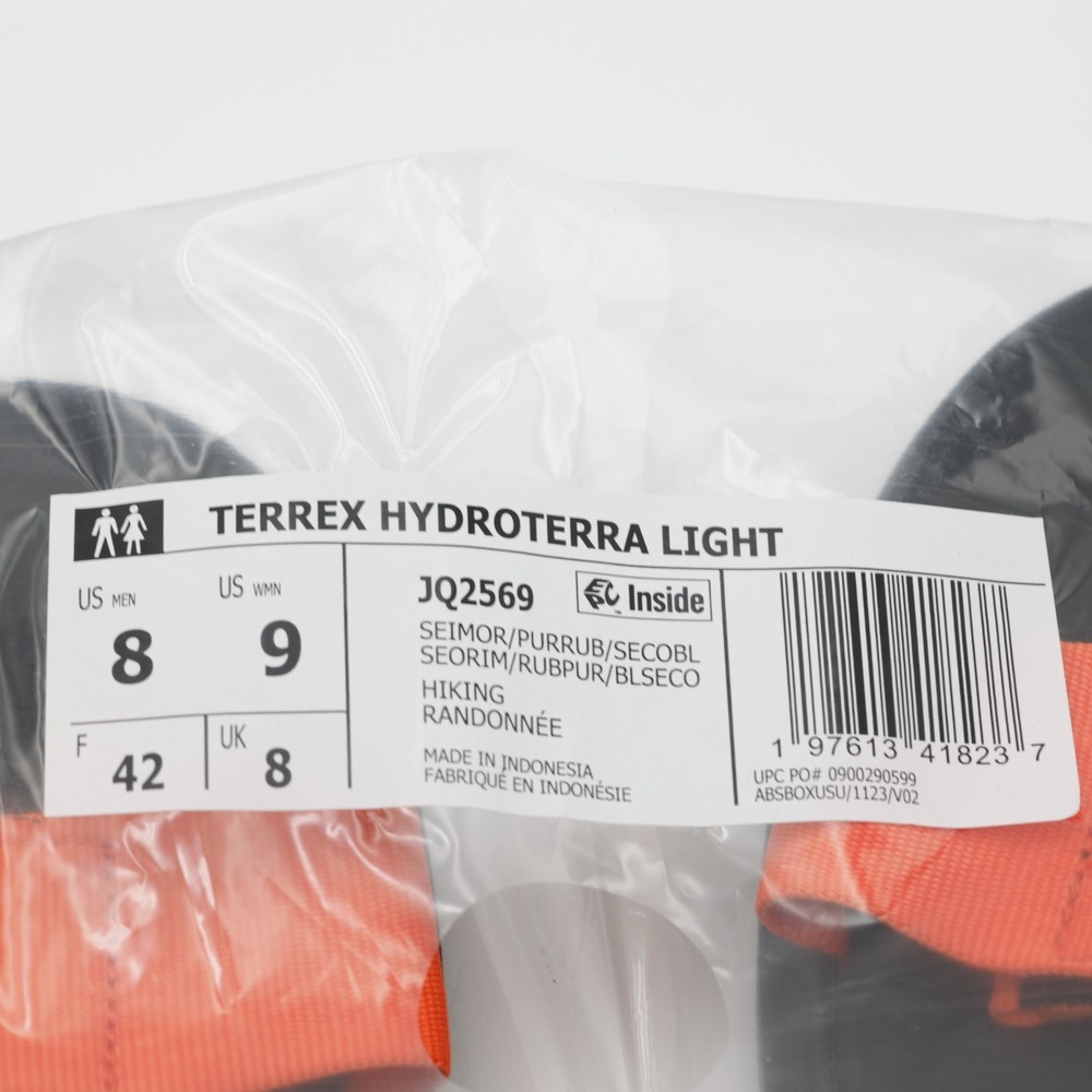 Adidas Unisex Terrex Hydroterra Light Sandals Orange/Black Men 8 Women 9 - Picture 11 of 11